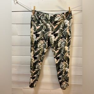 FL WEEKEND BY FRANK LYMAN Tropical Print Leggings – Size XL